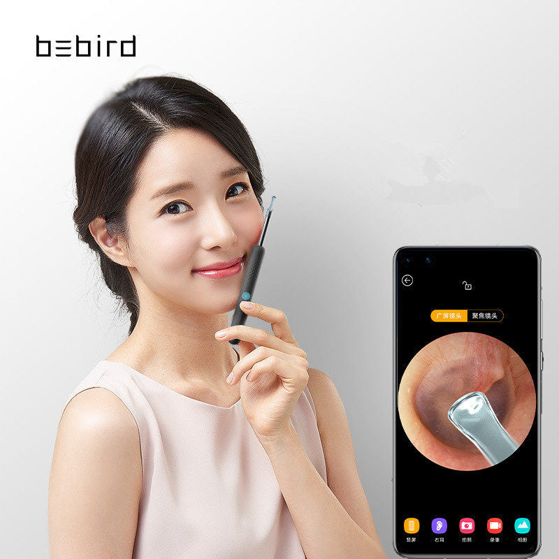 Visual Ear Spoon Ear Digging Artifact High-definition Light-emitting Ear Spoon Black Technology Intelligent Ear Picking Endoscope