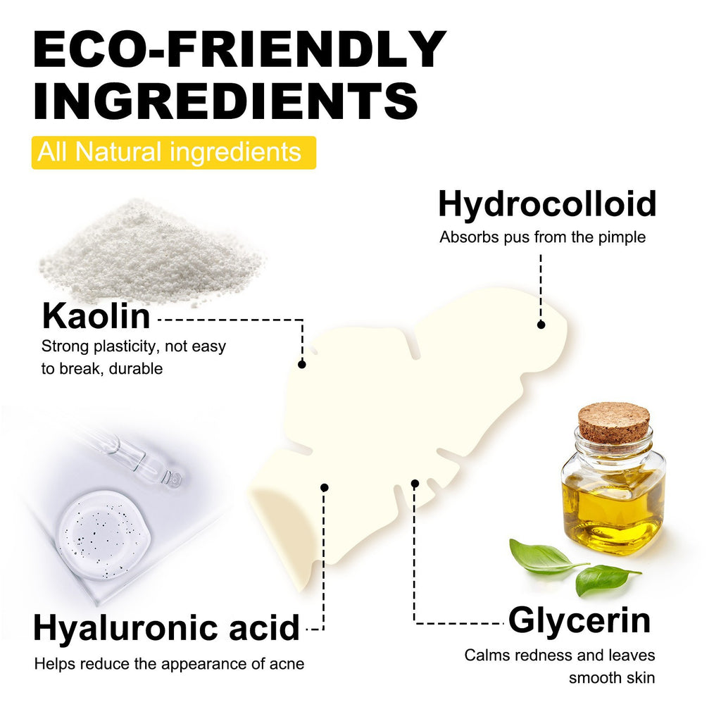 ELAIMEI Hydrocolloid Blackhead Acne Removing Nose Paste Pore Cleansing White Head Nose Mask Mild And Does Not Hurt Skin 12pcs