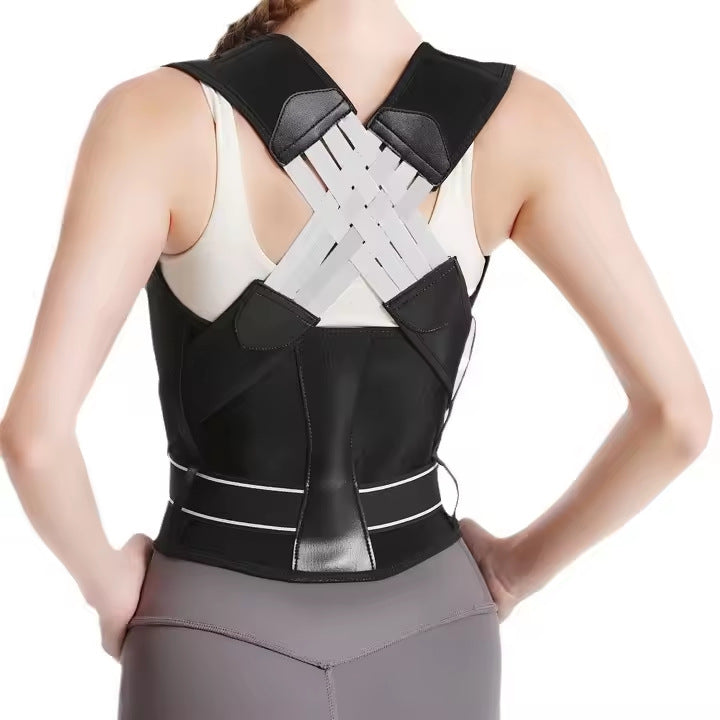 Men And Women Strong Support Design Beautiful Back Open Shoulder Science Prevention Hunchback Shape Correction Belt Back Correction Belt